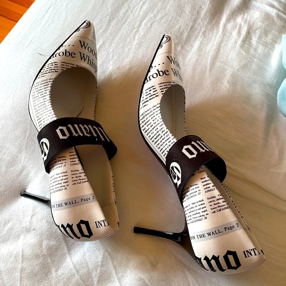 John Galliano Shoes - 🦋HOSTPICK 🎉🎊🎉🎊🦋Newspaper pumps by JOHN GALLIANO